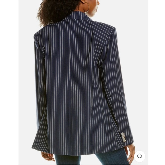 NEW with tags We Wore What Blue Pinstripe Blazer Never Worn!! - Picture 5 of 6